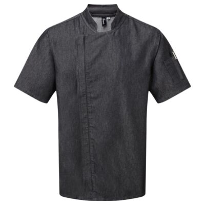 Premier Short Sleeve Zipped Chef's Jacket Thumbnail