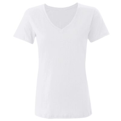 Feel good women's stretch v-neck t-shirt Thumbnail