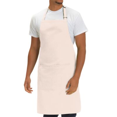 Recycled Bib Apron With Pocket Thumbnail