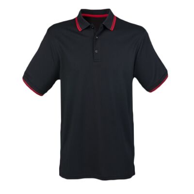 Henbury Coolplus® Tipped Polo Shirt Thumbnail