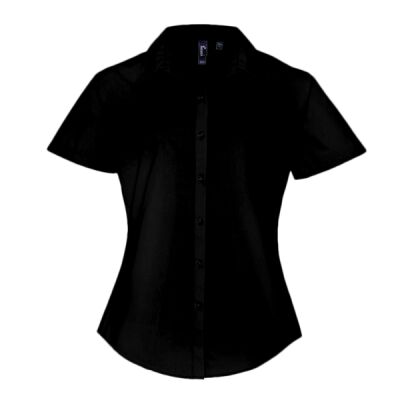 Premier Ladies Supreme Short Sleeve Poplin Shirt Thumbnail