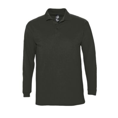 SOL'S Winter II Long Sleeve Cotton Piqué Polo Shirt Thumbnail