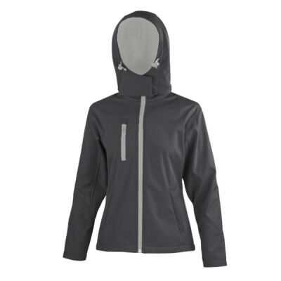 Result Core Ladies Hooded Soft Shell Jacket Thumbnail