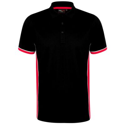 Finden + Hales Contrast Panel Polo Shirt Thumbnail