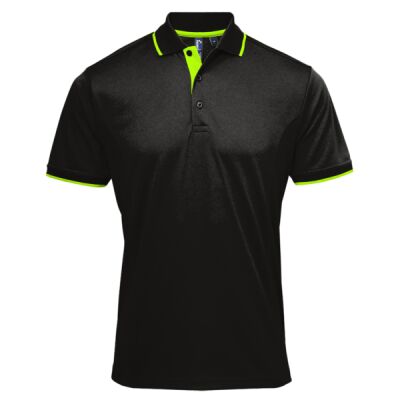 Premier Contrast Coolchecker® Piqué Polo Shirt Thumbnail