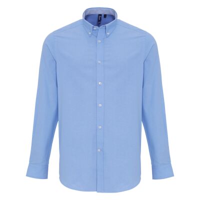 Premier Long Sleeve Striped Oxford Shirt Thumbnail