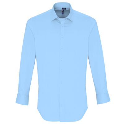 Premier Long Sleeve Stretch Fit Poplin Shirt Thumbnail
