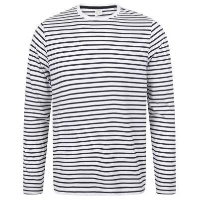 Unisex long-sleeved striped T Thumbnail