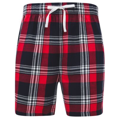 SF Clothing Tartan Lounge Shorts Thumbnail