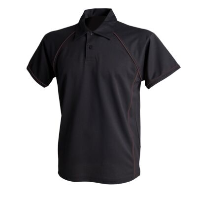 Team Performance Piped Polo Shirt (adults) Thumbnail