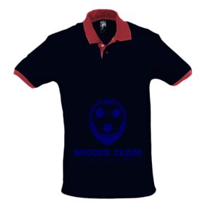 SOL'S Prince Contrast Cotton Piqué Polo Shirt Thumbnail